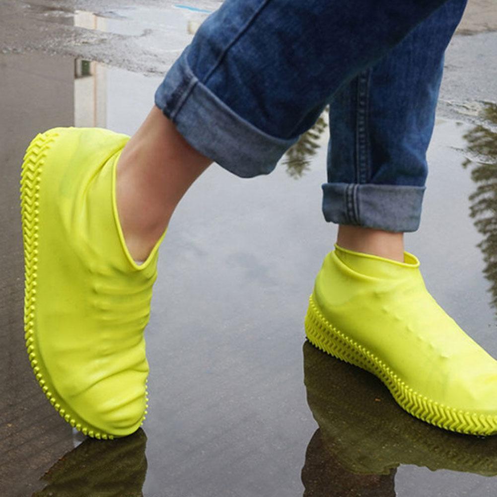 Anti Slip Rain Shoe Cover รองเท้ากันน้ําแบบใช้ซ้ําได้ Rain Rain Resistance Coverrain Boot V1v5