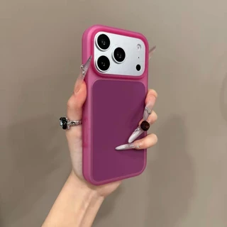 ใหม่สีทึบวุ้นผิวความรู้สึกเคสโทรศัพท์มือถือสําหรับ ไอโฟน17 มือโปร สูงสุด 16 15 มือโปร สูงสุด กันกระแทกป้องกันกล้องป้องกันการหล่นนุ่มปกหลัง