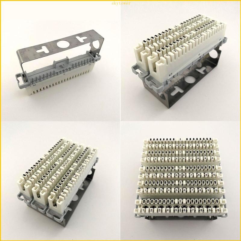 ST 1 PC MT-2201 Krone ประเภทกลับ Mount สําหรับ Krone LSA โมดูล 1 2 3 5 แถว Krone LSA โมดูลวงเล็บ