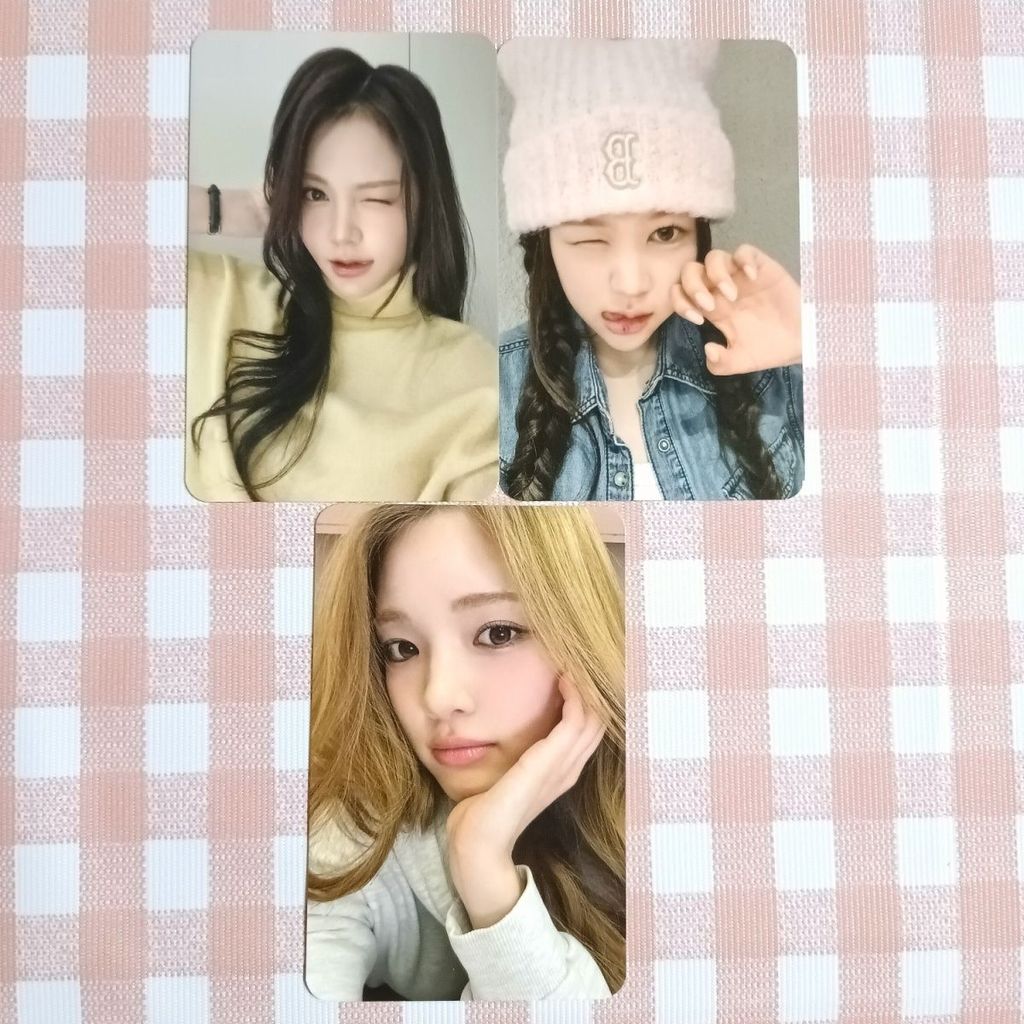 ของแท้ Ready Stock hearts2hearts Hearts FOCUS sw Sign Card yuha Carmen yeon Photo Card