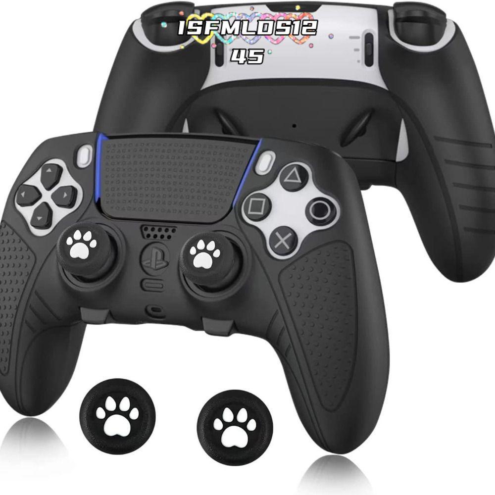 ISFMLDS1245 Controller Skin, Anti-scratch Controller ชุด, Thumb Grip Caps ซิลิโคนแขนป้องกันสําหรับ P