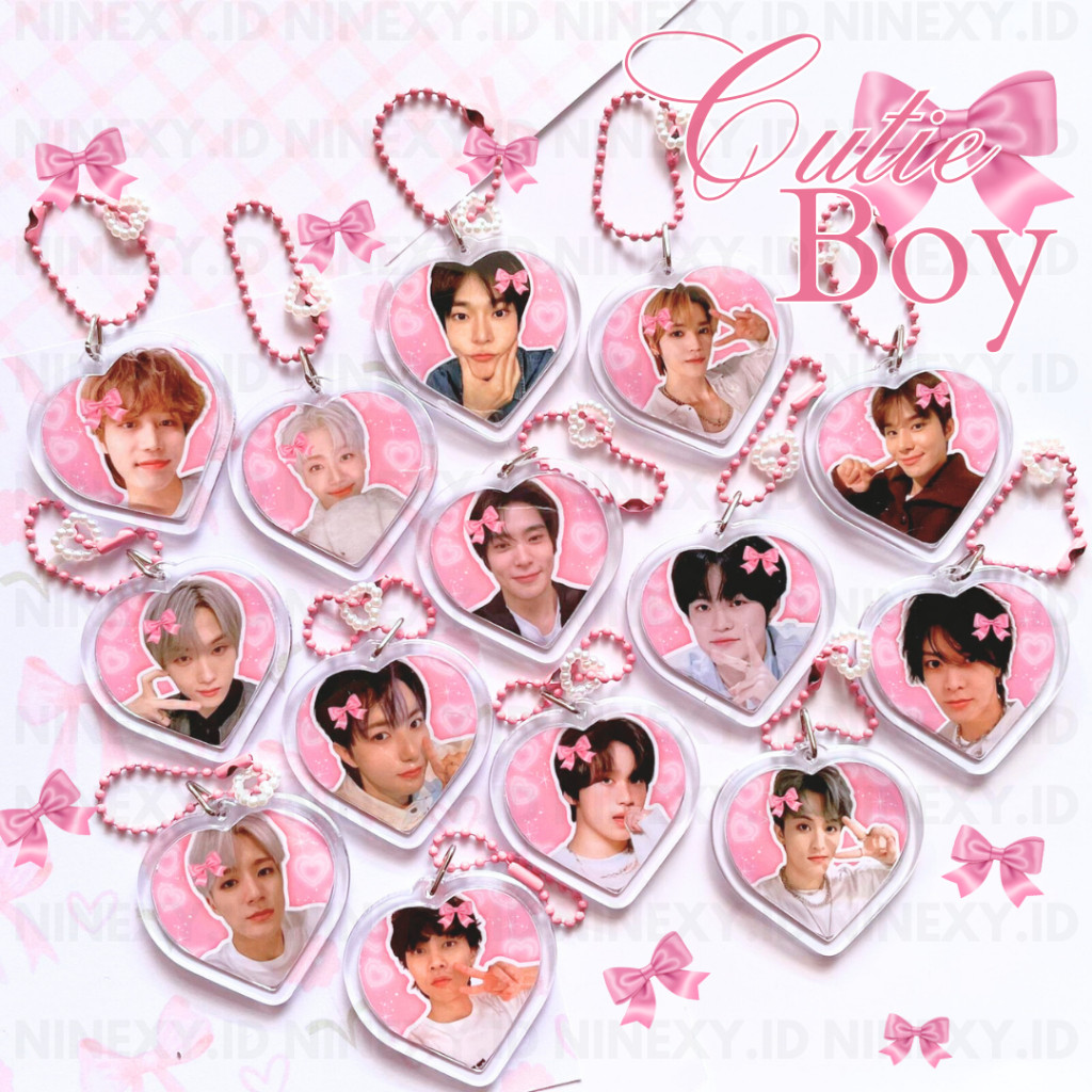 GANTUNGAN Unofficial NCT DREAM NCT 127 keyring CUTIE Boy / nct dream nct 127 พวงกุญแจ kpop พวงกุญแจท