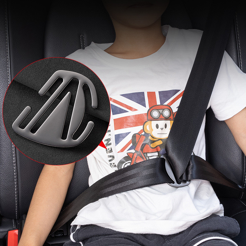 รถเข็มขัดนิรภัยเด็กปรับ Retainer Anti-Strangling คอเด็ก Simple Seat เข็มขัดเสริม Limiter สายคล้องไหล