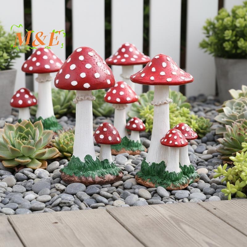 [M&E] เครื่องประดับเห็ดจําลองประดิษฐ์ Fairy Garden Moss ตกแต่งภูมิทัศน์สําหรับลานบ้านอุปกรณ์ตกแต่งสนามหญ้า [ใหม่]