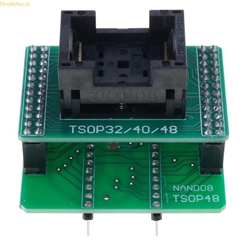 Doublebuy Conductiveity NAND08 TSOP48 ซ็อกเก็ตอะแดปเตอร์สําหรับ TL866II Plus โปรแกรมเมอร์ใช้การใช้งา