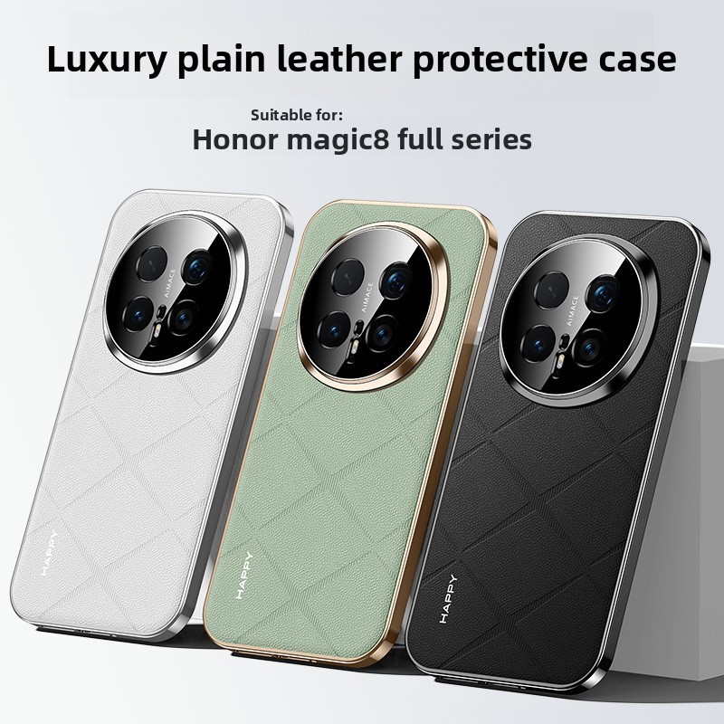 เคสโทรศัพท์สําหรับ Honor X9D X9C X9B Magic 6 7 8 Pro/Lite X9c X50 X60 X70 Pro/GT Samrt หรูหราหนังลายสก๊อตเลนส์ป้องกันกรณี Anti-fall/proof ฝาครอบ