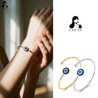 แฟชั่นสร้อยข้อมือตาชั่วร้ายสีฟ้าปรับสร้อยข้อมือที่เรียบง่ายย…