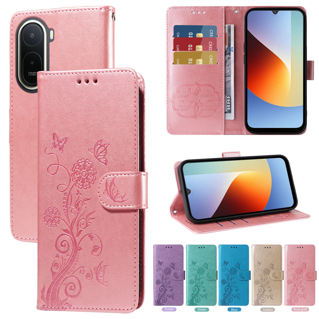 กระเป๋าสตางค์พลิกปลอกRedmi A7Proหมายเหตุ 15 Pro Turbo 5 Max K90 ProMax Xiaomi 17Ultra POCO M8 Pro F8