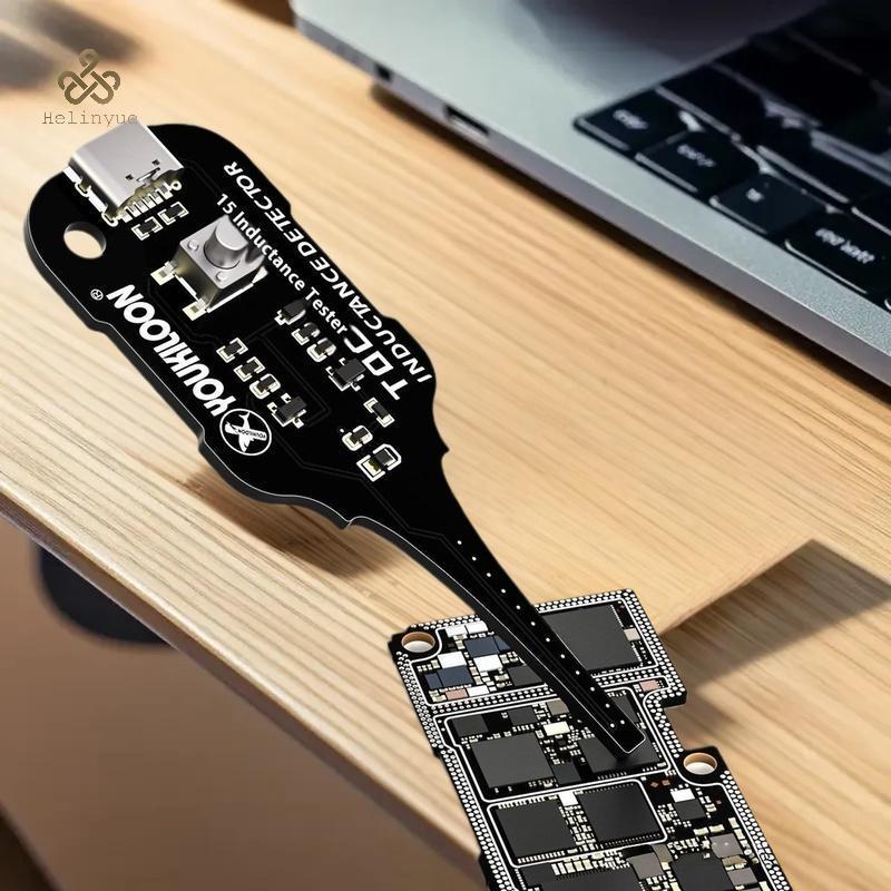 HELINYUE 1 ชิ้นสําหรับ PC ซ่อมแม่เหล็กไฟฟ้า Induction Qui Fault Che เมนบอร์ด Coil Tester Inductor เครื่องตรวจจับเครื่องมือ TH