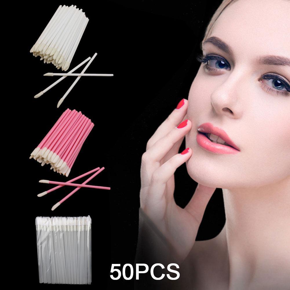 Set 50 แปรงแต่งหน้าแบบใช้แล้วทิ้ง Perfect For Lash มาสคาร่า N4z5 และส่วนขยาย Application D6w8