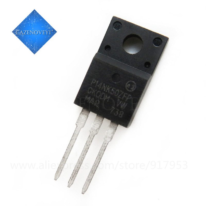 10 ชิ้น/ล็อต STP14NK50ZFP P14NK50ZFP STP15NK50ZFP P15NK50ZFP TO-220F 14A/15A 500V MOSFET ทรานซิสเตอร