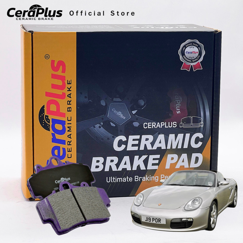ผ้าเบรค CeraPlus PORSCHE BOXSTER 986 987 | PORSCHE 911 996 ผ้าเบรคเซรามิค