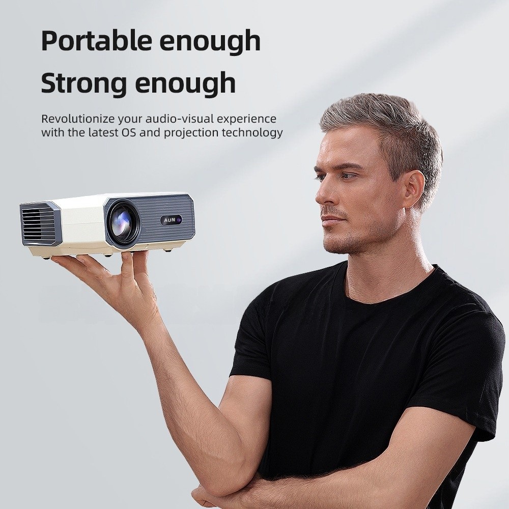 A004 Pro โปรเจคเตอร์ Full HD 1920x1080 โปรเจคเตอร์ Android 4K