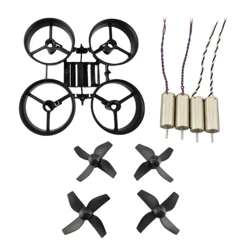 JJRC H36 Mini Drone 65 มม.ชุดกรอบ 4 ใบพัด 615 มอเตอร์ DIY RC Quadcopter สีแดงสีดําสีขาว