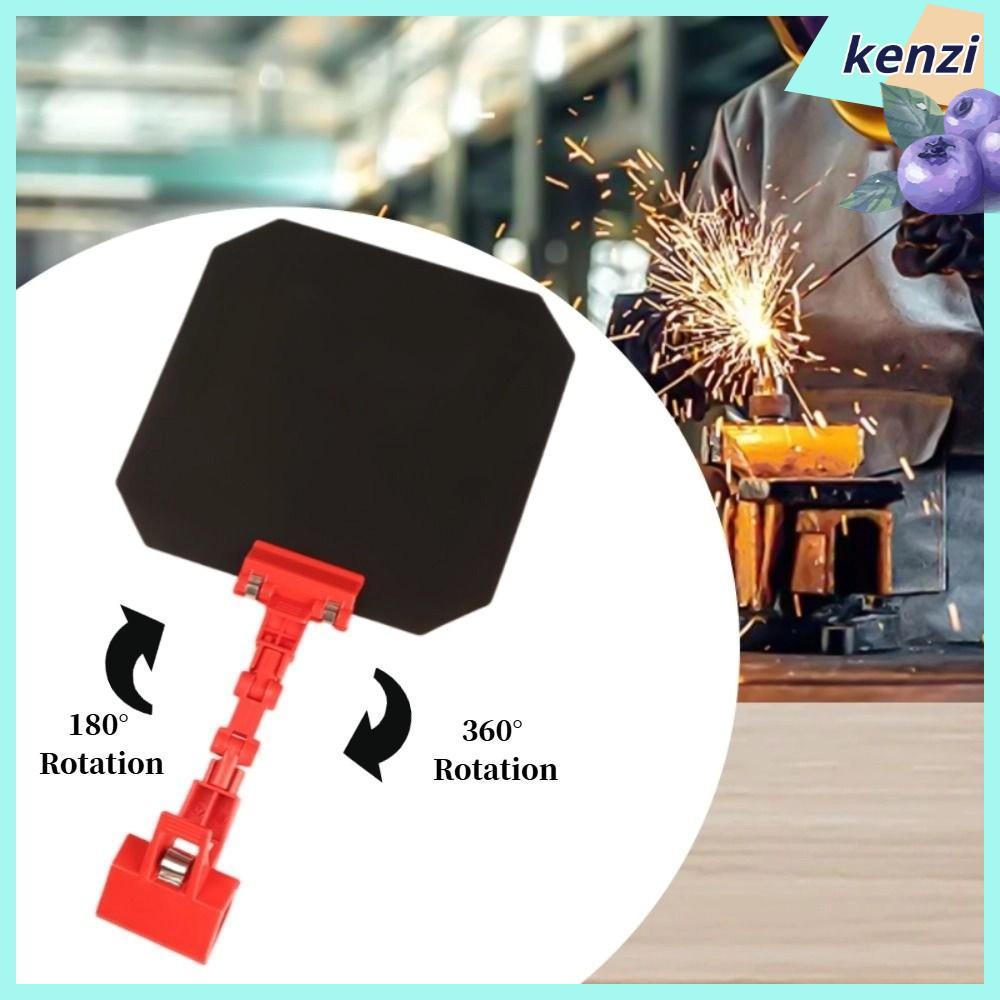 KENZI ฝาครอบกันแสงเชื่อมแบบพกพา ปรับหมุนได้ คลิปยึดสําหรับเชื่อมงาน