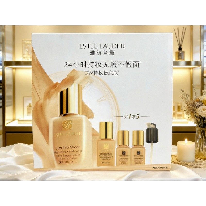 ((Mumus Shop) Liquid Foundation Set!DW Liquid Foundation 4+1 Set 1w1 Liquid Foundation 4+1 Set 1C0 L