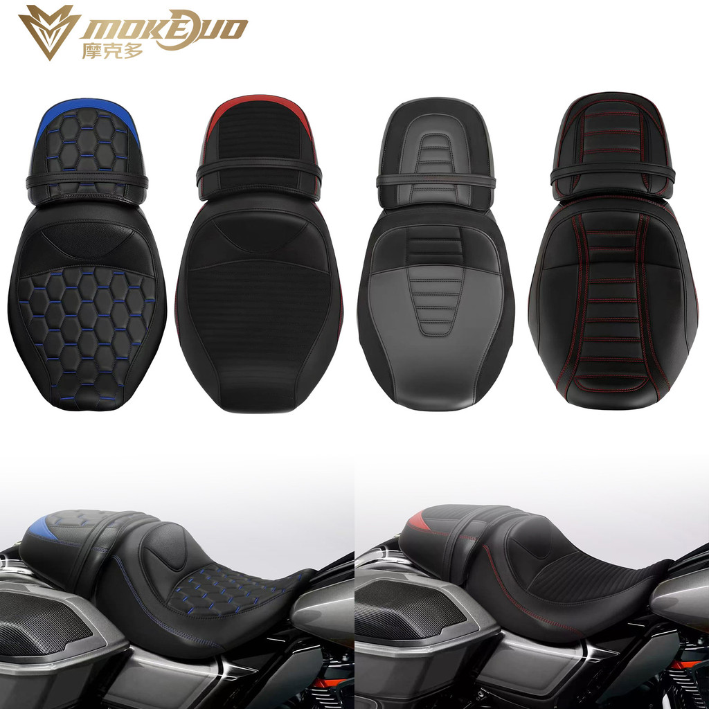 เหมาะสําหรับ Harley Street Gliding CVO Road Gliding CVO121ST ดัดแปลงไดร์เวอร์ผู้โดยสารเบาะ 23-24