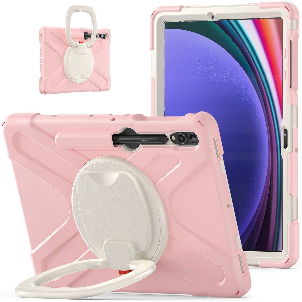 เหมาะสําหรับ Samsung Tab S10 + / S9 + แท็บเล็ตป้องกันกรณี X810 X2731 41 ซม. S8 + วงเล็บหมุนกรณี