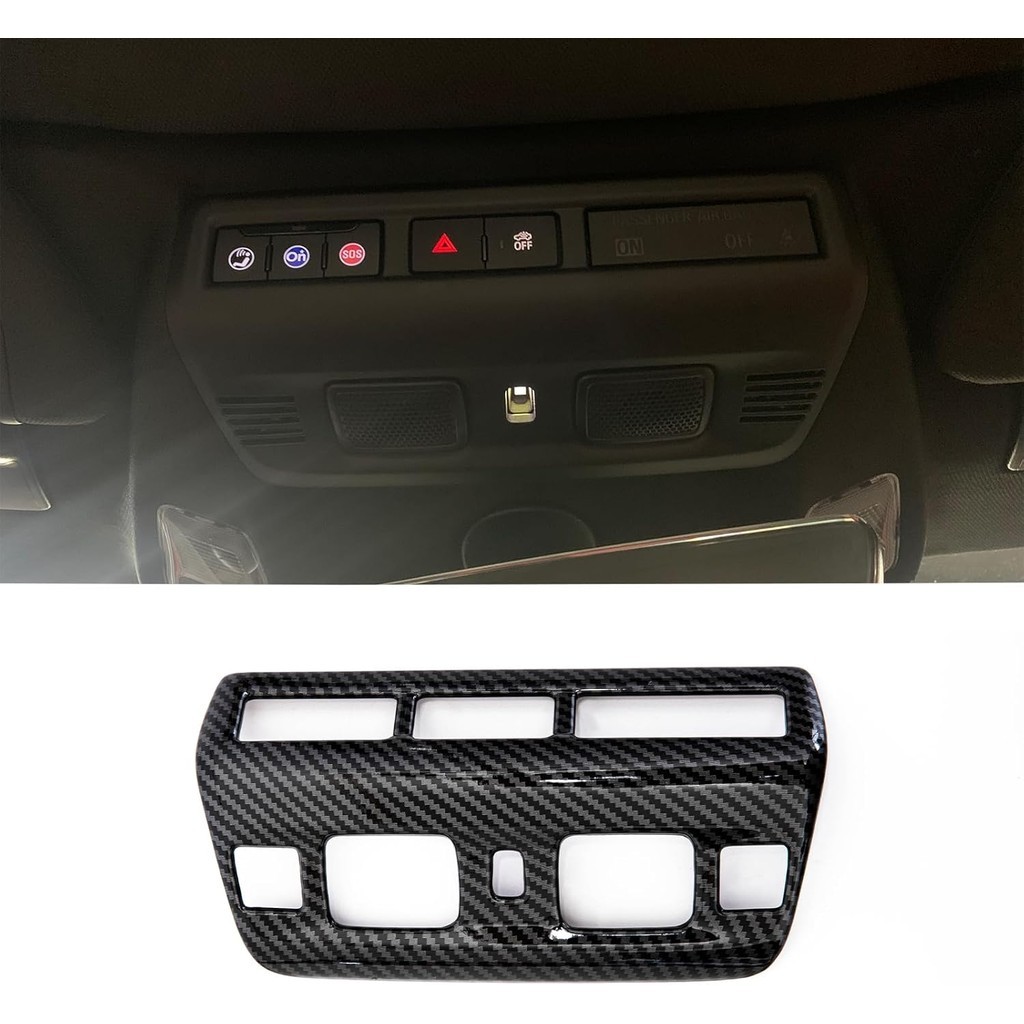 สําหรับ C8 Corvette คาร์บอนไฟเบอร์ไฟอ่านหนังสือ Trim อุปกรณ์เสริมสําหรับ Corvette C8 2020-2024 (คาร์