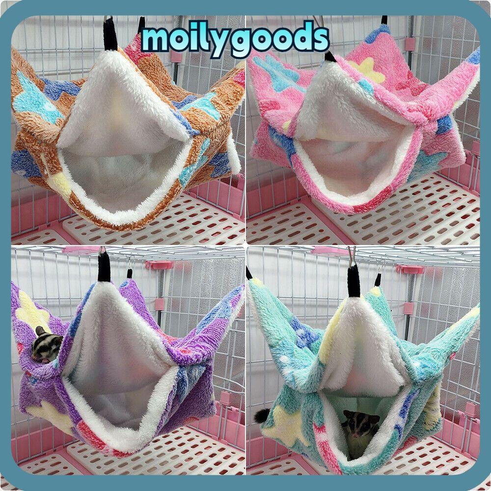 MOILYHD เปลญวนสัตว์เลี้ยง แขวนเตียงกระรอกแฟชั่น