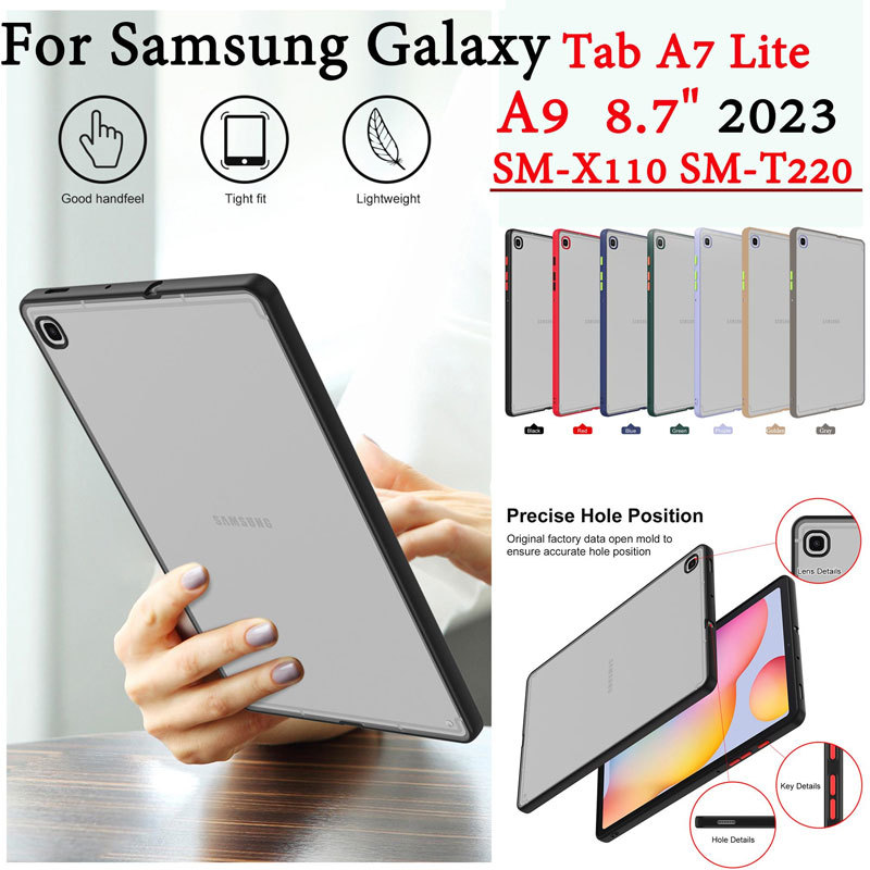 เคสใสแบบกันกระแทก สำหรับ Samsung Tab A7 lite/8.7/T225/T220 Tab A9 2023 /X110/X115 TPU CASE