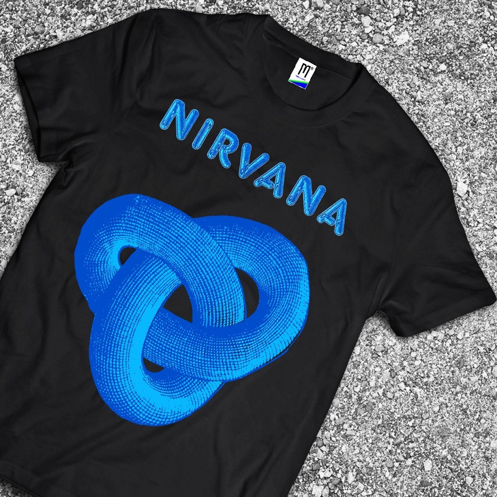 เสื้อยืด Nirvana Band - Nirvana Nevermind Blue Circle