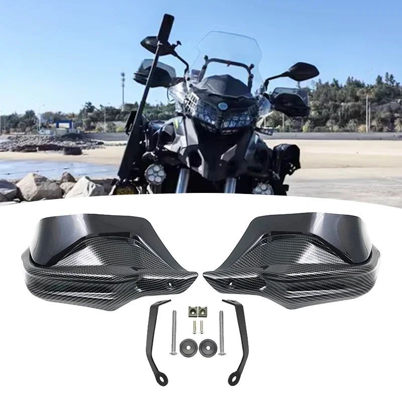 รถจักรยานยนต์ Handguard Shield Hand Guard Protector กระจกสําหรับ Benelli TRK 502 502x TRK502 TRK502X