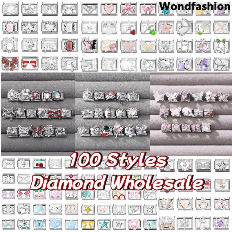 สร้อยข้อมือทิวลิปโบว์อิตาเลียน charm fit ขนาด 9 มม. .material สแตนเลส เหมาะสำหรับการแต่งกายแบบเรโทร เพิ่มความสวยงามให้แก่คุณ