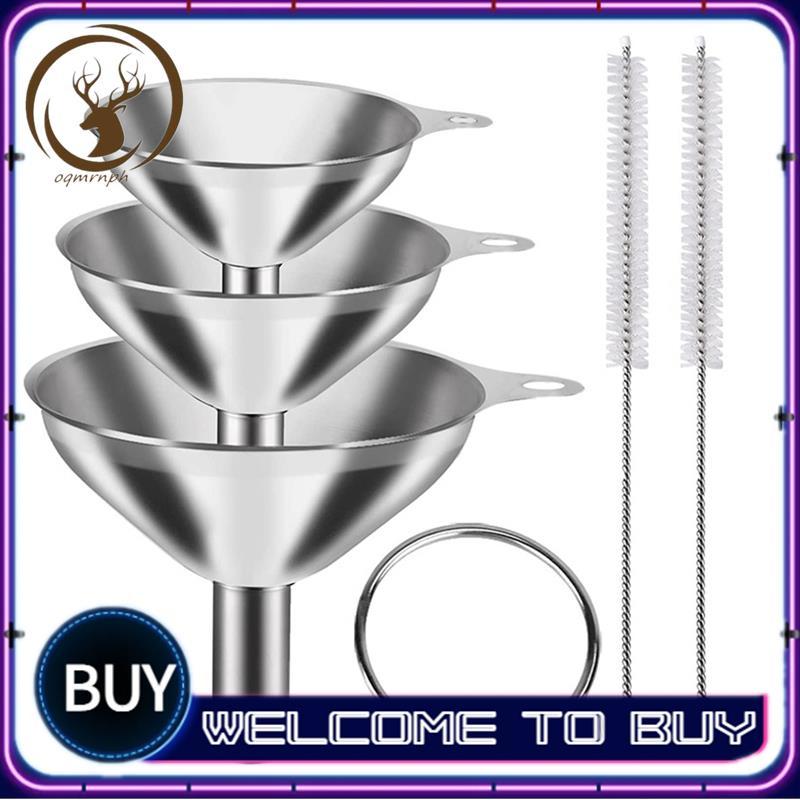 3 ชิ้นครัวน้ํามัน Hopper Funnels สําหรับ Transferring Essential Oils Liquid