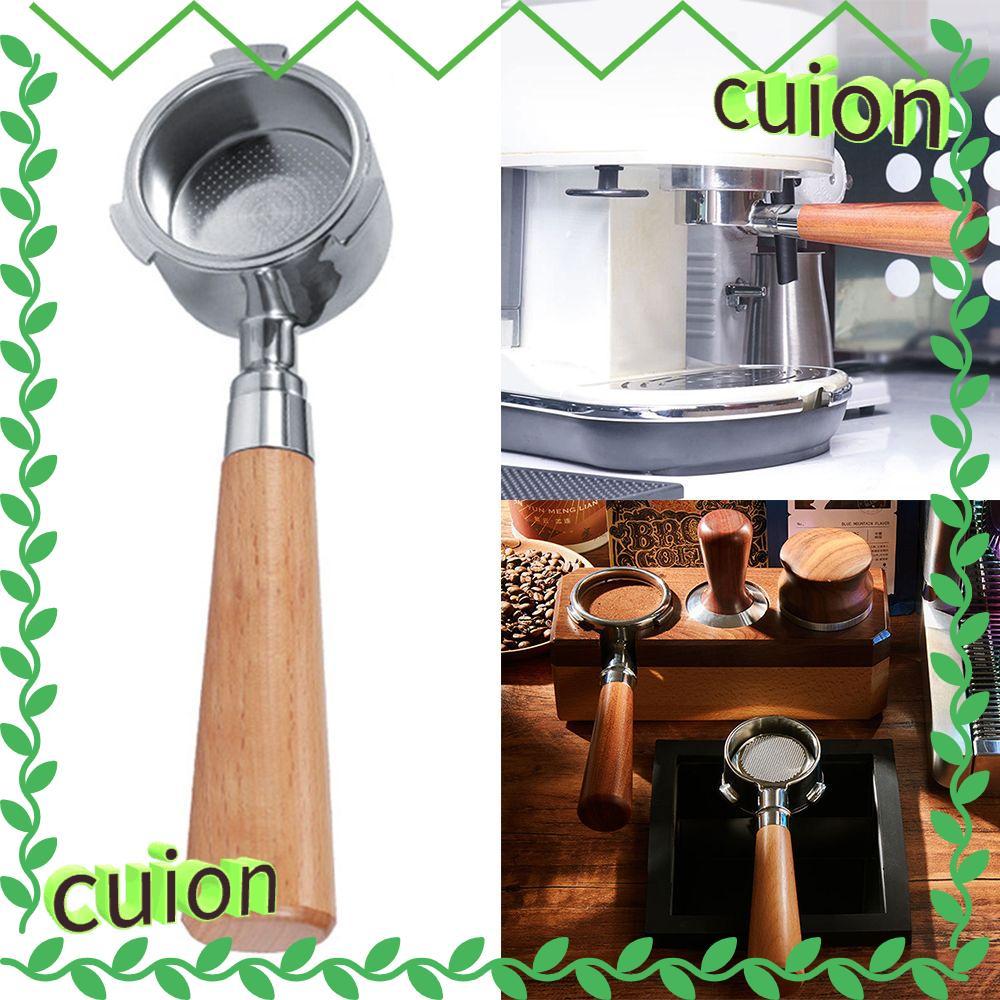 CUION1413 51 มม.Portafilter Home Espresso Coffee เครื่องมือไม้ 3 หูสําหรับ Delonghi EC685