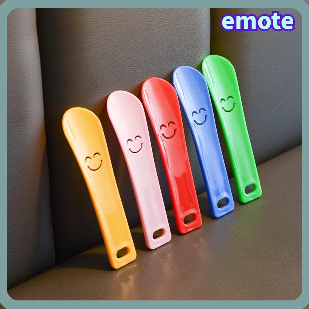 EMOTE Shoehorn, Horn Spoon Shape Plastic Lifter ยืดหยุ่น, Professional 15 ซม. Lifter Shoes Spoon