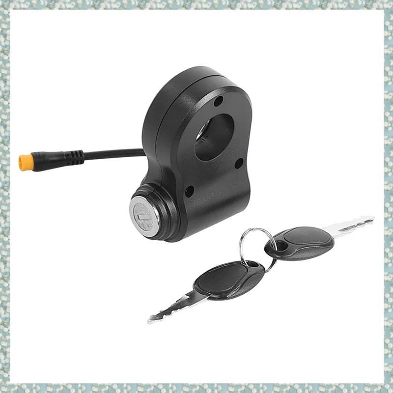 [h5bl3j6wj.ph] 3 Pin Skateboard Door Lock with Key for G2 Pro/Max Electric Scooters Electric Scooter