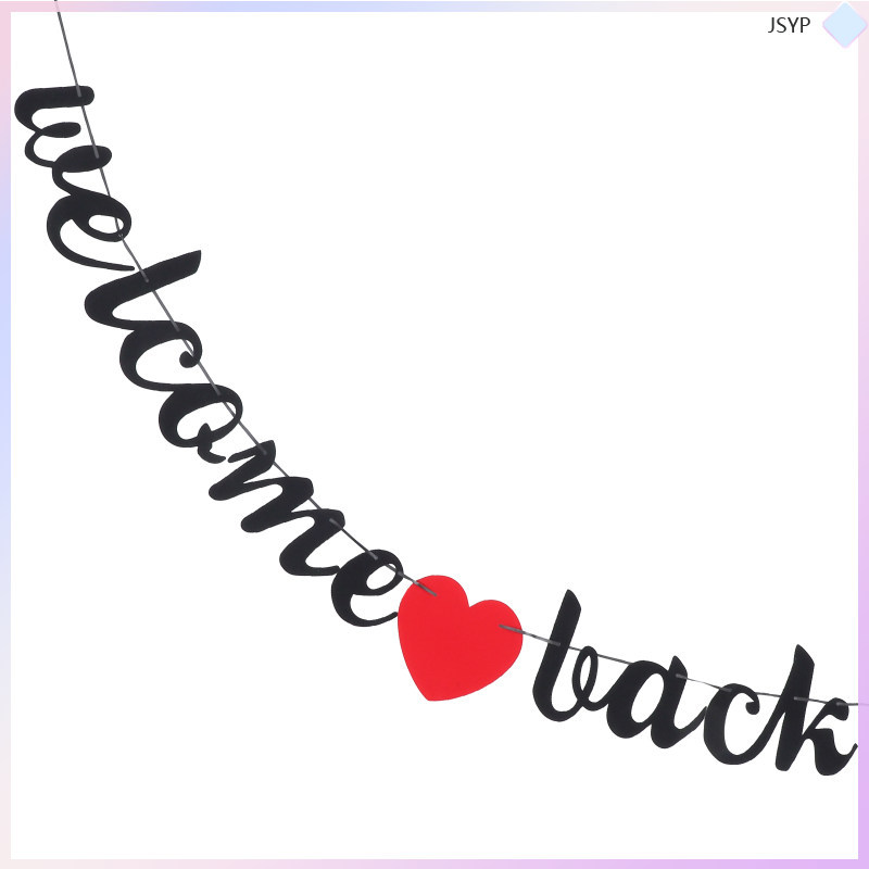 Letter Felt Decorative Classroom Banner Welcome Home Day Back Daddy Missed You junshaoyipin