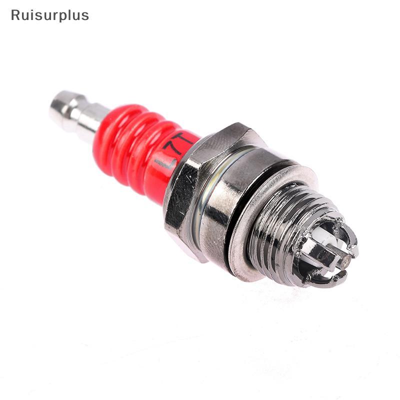 [Rui-t] หัวเทียนเสาสามด้าน L7TJC สําหรับเลื่อยลูกโซ่และเครื่องตัดแปรงใหม่เครื่องจักรสวนเครื่องตัดหญ้