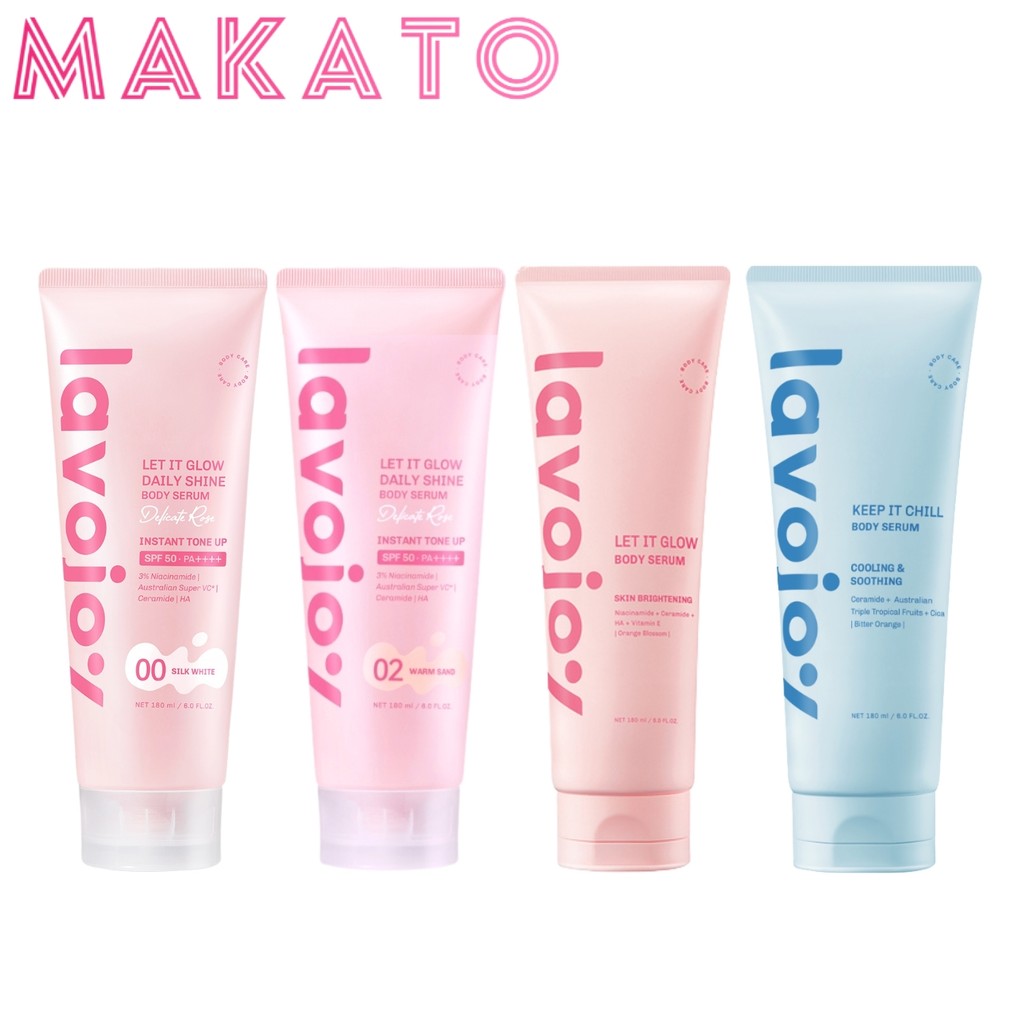 Lavojoy Let It Glow Daily Shine Body Serum ลาโวจอย กันแดด โทนอัพ ปรับผิวใส เบอร์ 00 02 SPF20 PA++