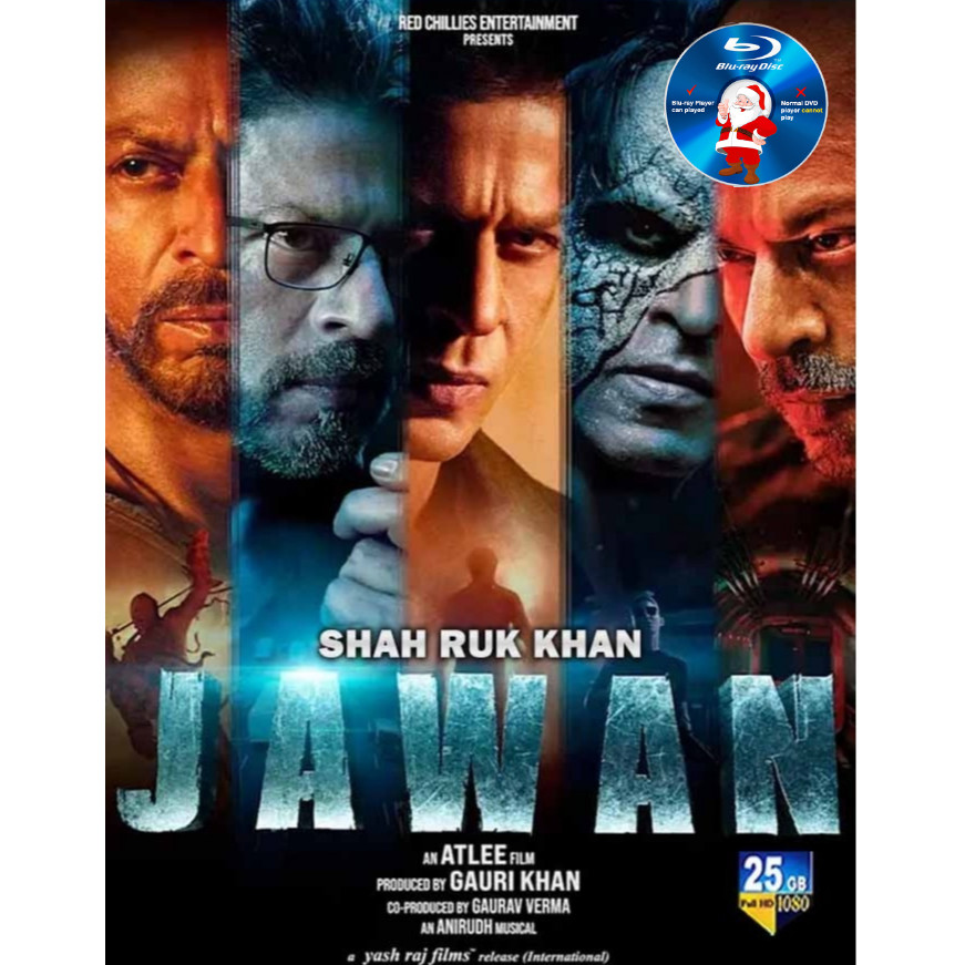 HINDI-BLURAY Jawan (2023) . แอ็คชั่น/ระทึกขวัญ Shah Rukhขัน / ณญาณธารา
