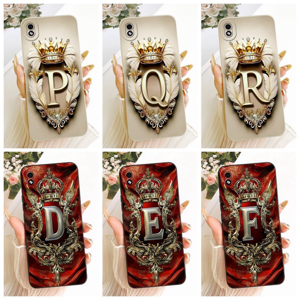 สําหรับ Samsung Galaxy A01 Core SM-A013F สําหรับ Samsung Galaxy M01 Core SM-M013F หรูหรา AZ ตัวอักษร