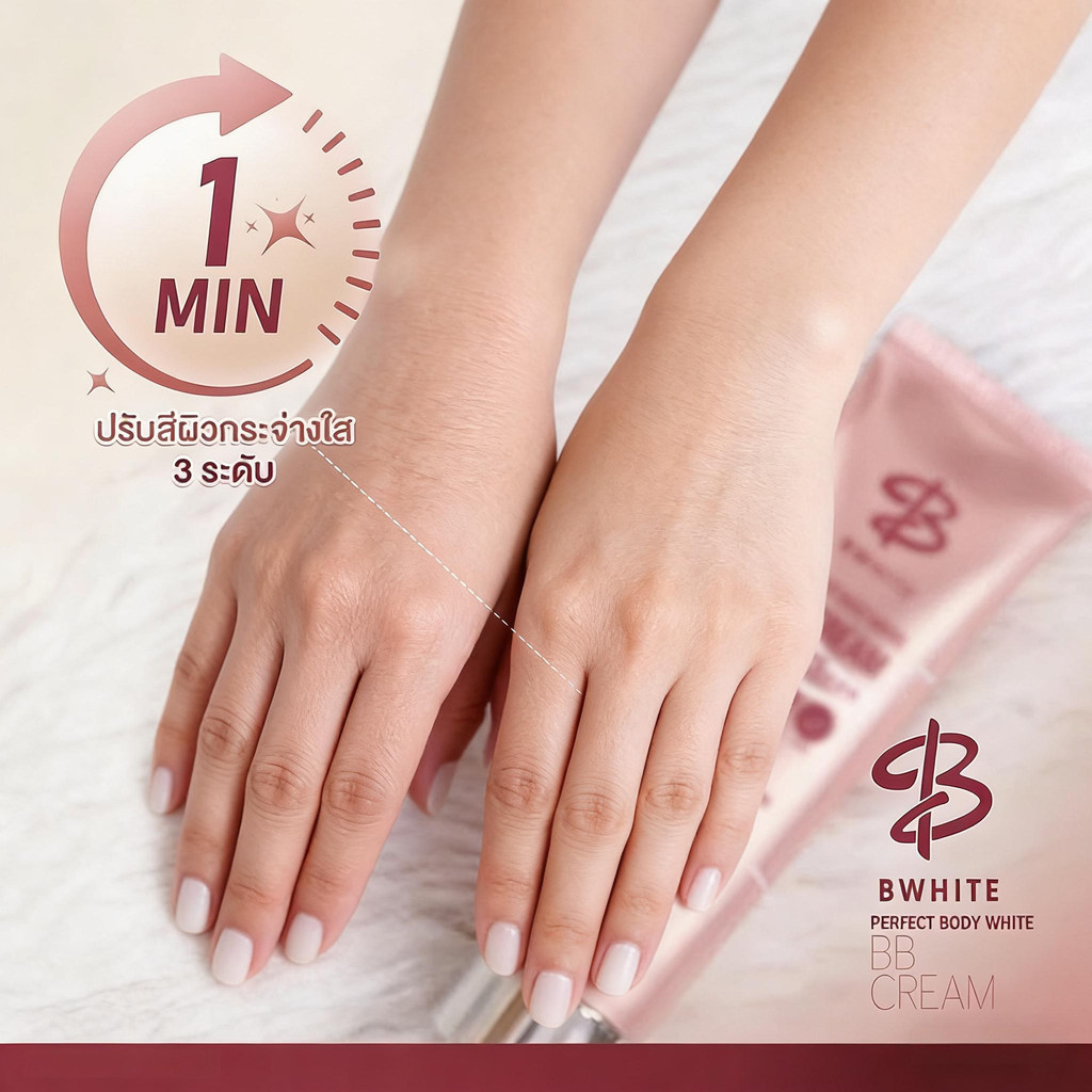 BWHITE 3 IN 1 Skin Tone Sunscreen – ไม่เหนียวเหนอะหนะ เหมาะสําหรับใช้ทุกวัน