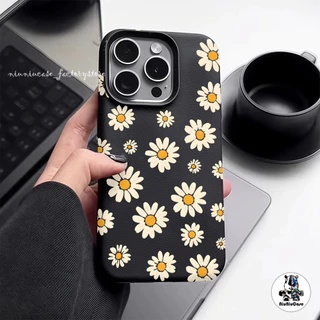 ดอกไม้สวย เคสไอโฟน11 เคส iphone 16 Pro Max 8 7 Plus XR 11 17 12 13 14 15 16 17 Pro Max เนื้อหนัง Case เคสไอโฟนหรูหราไฮโซ
