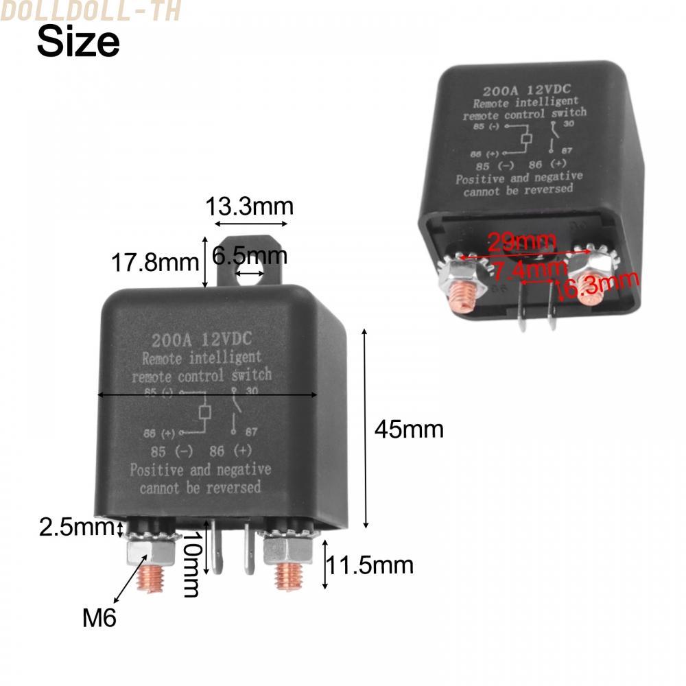 [Dolldoll]200A Remote Control Battery Disconnect Switch for Cars Trucks and Boats