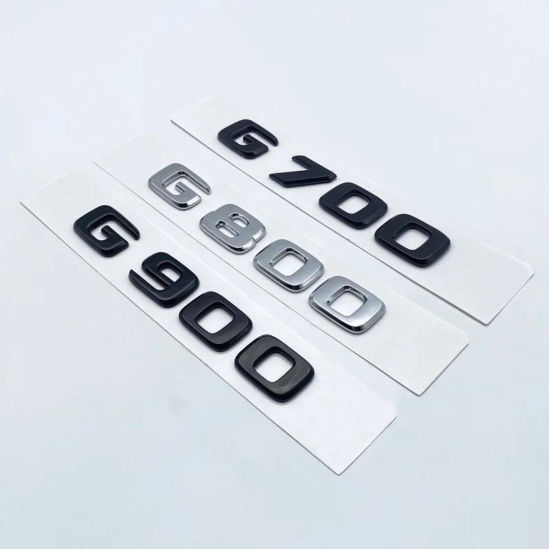 เหมาะสําหรับ Mercedes Benz Brabus ใหม่ G-class ดัดแปลงโลโก้รถ G700 800 900 Displacement มาตรฐานด้านห