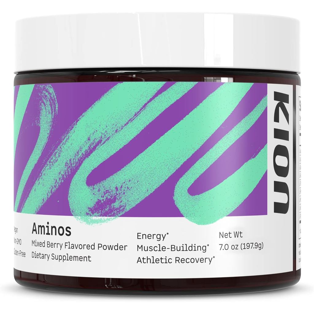 Kion Aminos - Essential Amino Acids plement, Essential Amino Acids Powder for Muscle Recovery, BCAA 