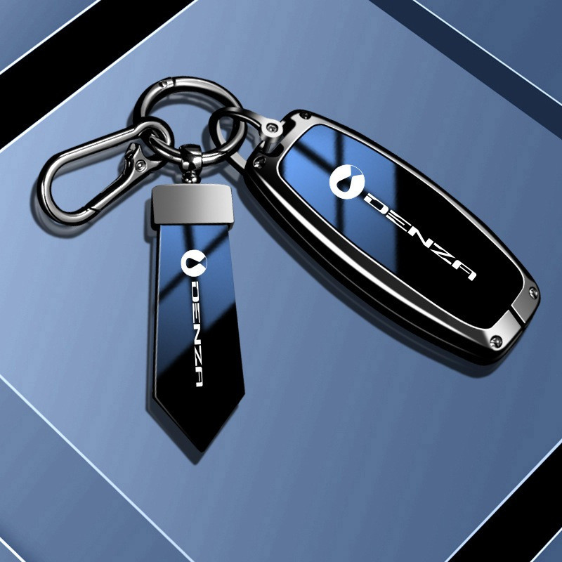 4 ปุ่ม BYD Denza D9 เคสกุญแจรถ Denza D9 N7 N8 พวงกุญแจฝาครอบกุญแจ เคสกุญแจ BYD Denza D9 พวงกุญแจรถยน