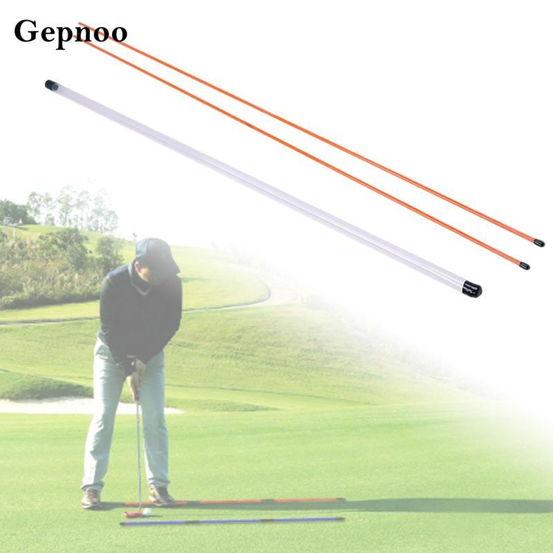 Gepnoo อุปกรณ์ฝึกเล่นกอล์ฟ 2 ชิ้น สำหรับฝึกซ้อมสวิงและการวางแทร็ก