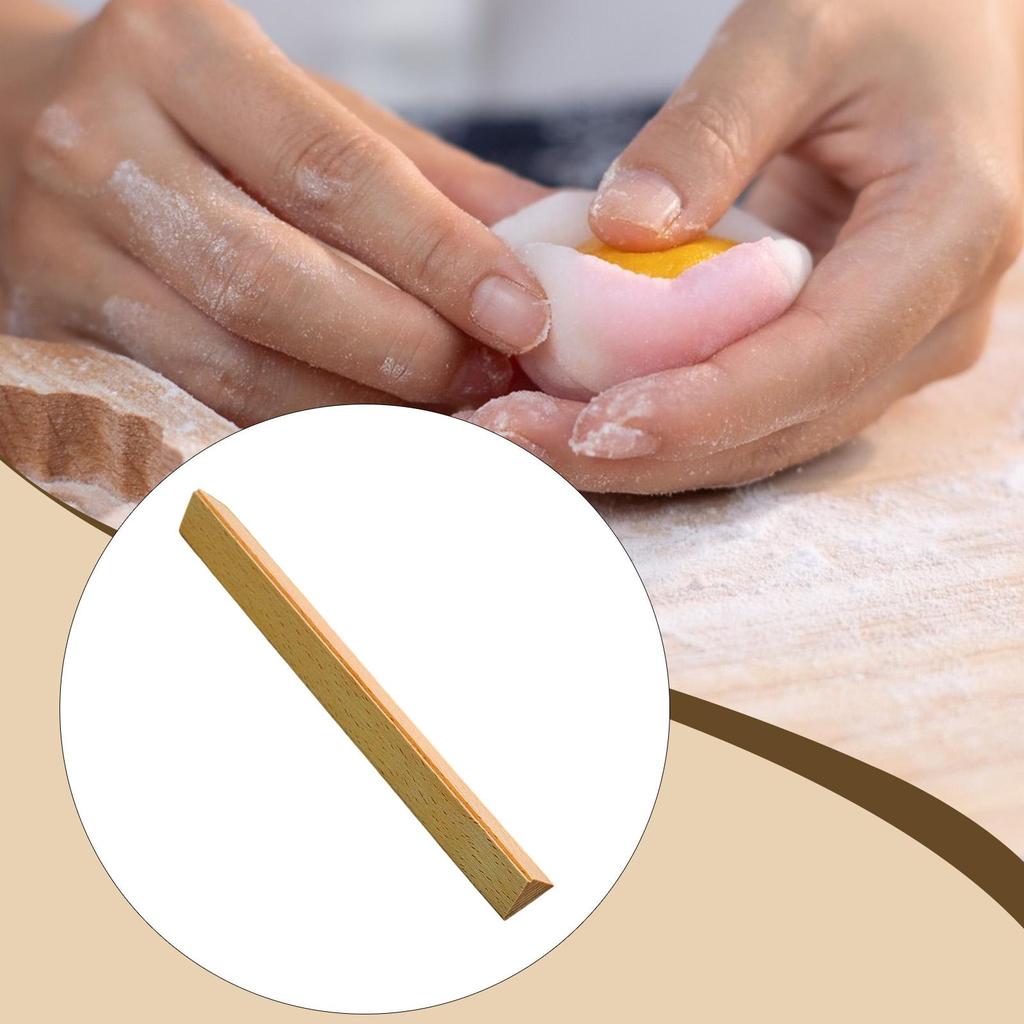 [arutoxalc] อุปกรณ์ทําอาหารบาร์สามเหลี่ยมไม้กวนอุปกรณ์อบขนมสําหรับสบู่ขนมไหว้พระจันทร์ Wagashi ของญี