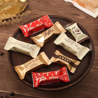 [ที่] ฟิล์มอลูมิเนียมทอฟฟี่ถุงขนมขนมวัวช็อคโกแลตเบเกอรี่บรรจ…