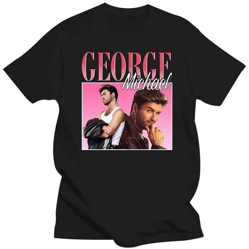 Men T shirt VINTAGE GEORGE MICHAEL TSHIRT Women tshirt