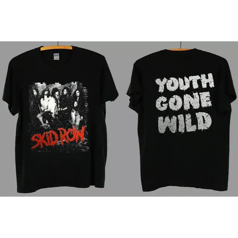 VINTAGE SKID ROW METAL ROCK CONCERT TOUR 1989 SHIRT T SHIRT
