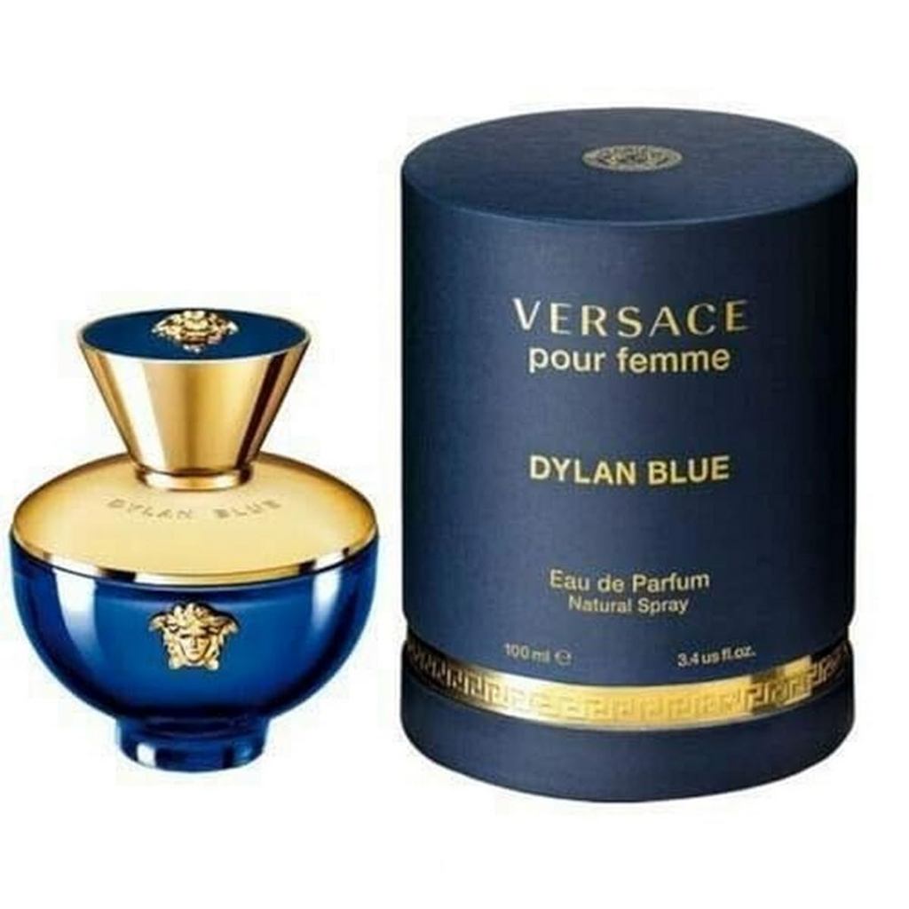Versace Dylan Dylan Blue สเปรย์น้ําหอมผู้หญิง 3.4 ออนซ์