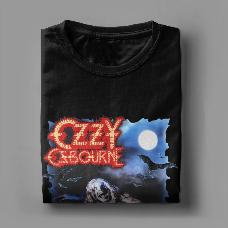 KEMEJA Ozzy Osbourne Ozzy Ozzy Osbourne 40 ปี Heavy Metal น่ารักผ้าฝ้ายเสื้อยืดสําหรับผู้ชายผู้หญิงล